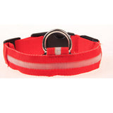Nylon LED Dog Collar Light Night