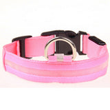 Nylon LED Dog Collar Light Night