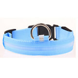 Nylon LED Dog Collar Light Night