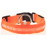 Nylon LED Dog Collar Light Night